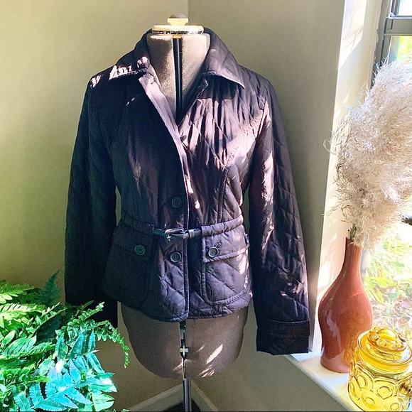 LOFT Jackets & Coats Loft Chocolate Brown Quilted Chore Coat Barn